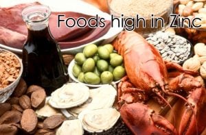 foods high in zinc