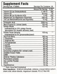 provacyl supplement facts